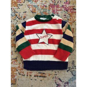 Vintage Striped Super Star Sweater 6 Months